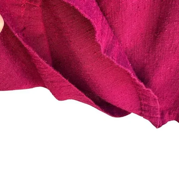 Carol Anderson California Vintage Linen‎ Look 3/4 Sleeve Boat Neck Midi Dress L - Picture 3 of 8